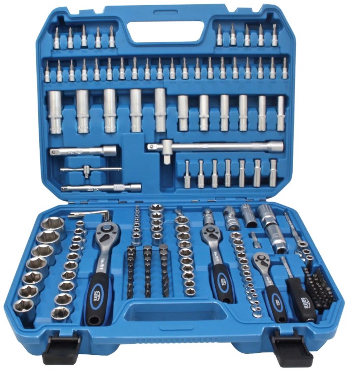 Satra 179-delige DOP-sleutelset 1/4" 3/8" 1/2" S-BIS179