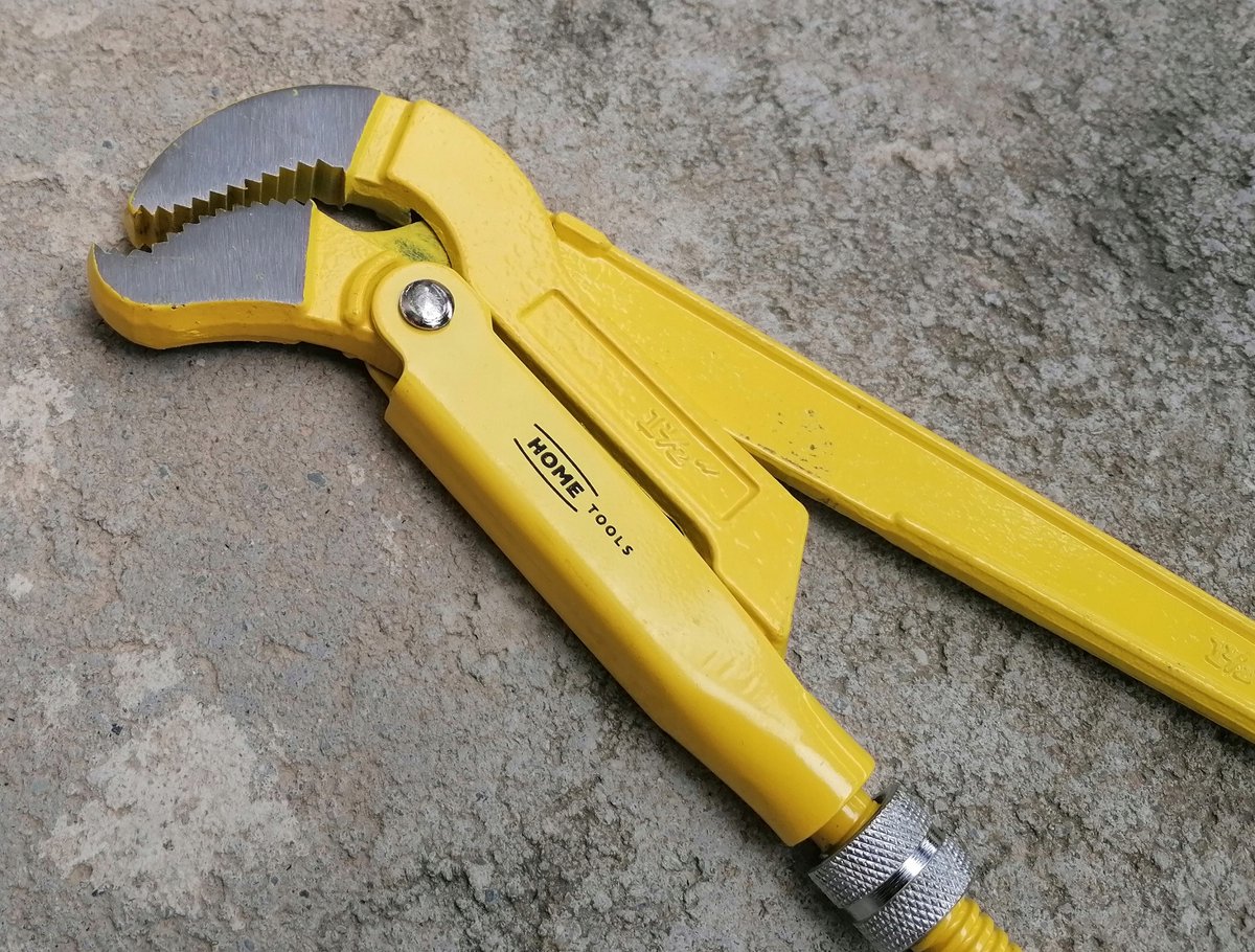 Verstelbare pijptang S-type 1 1/2 inch, chroom-vanadiumstaal
