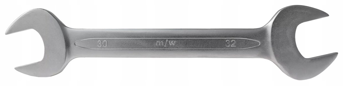 MJW Dubbelzijdige Platte Sleutel 30x32mm CrV DIN ISO