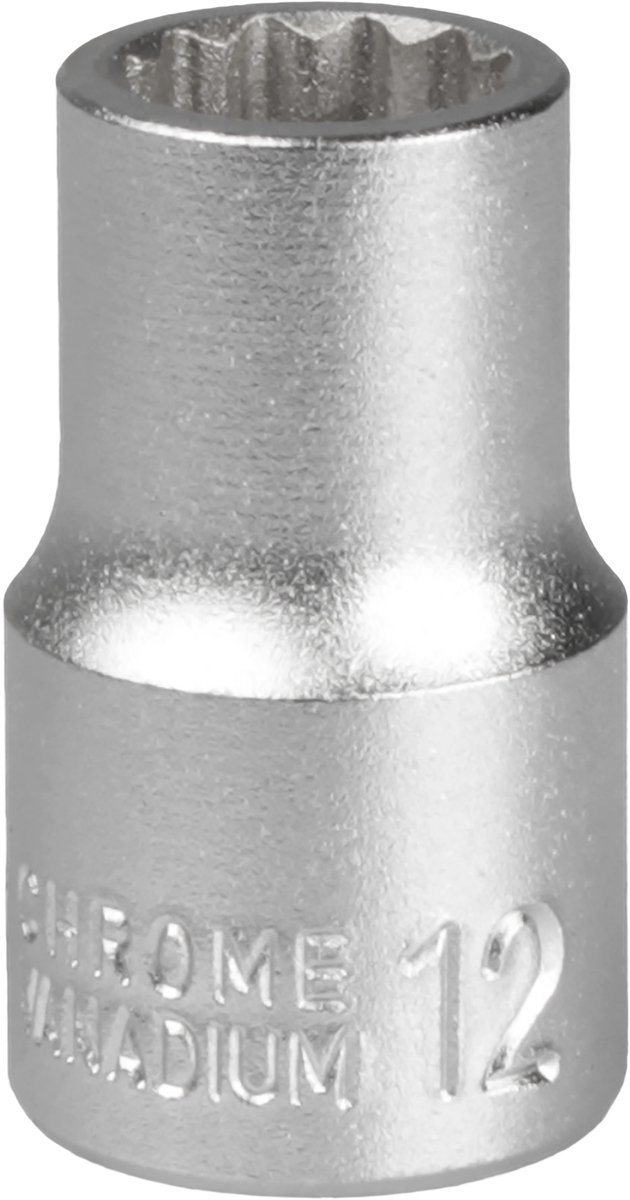 MJW 12-kant Dop 1/2" 12mm CrV Staal - Professioneel Gereedschap