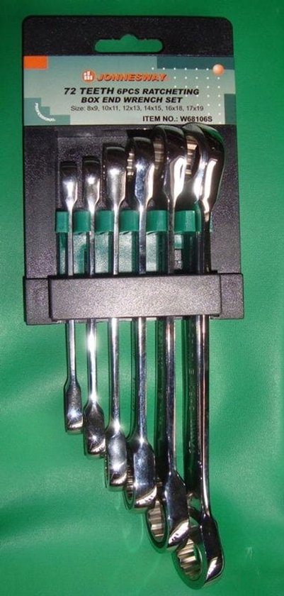 Ring Ratel Set Jonnesway Set Ring Ratelsleutel met Ratel (6 Stuks) | bol