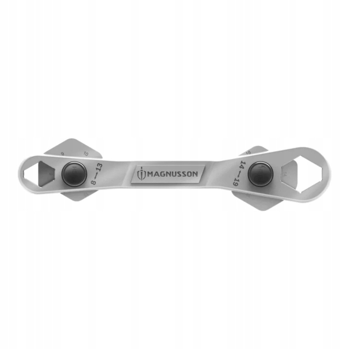 Magnusson Universele Sleutel 12-in-1 (8-19mm) - Chroom-Molybdeen Staal