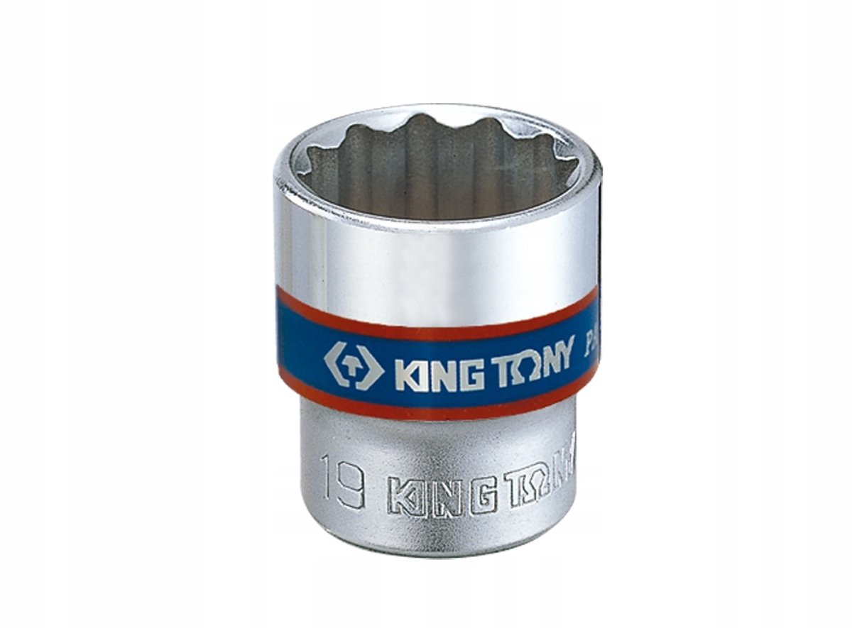King Tony 3/8" 12 mm lange dop met 12 hoeken 333012M