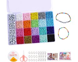 Kralenset voor sieraden maken - DIY armbandjes met glazen kralen