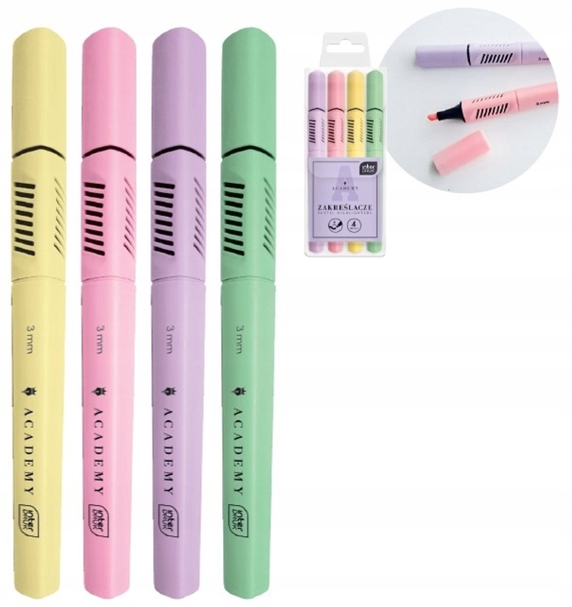 Interdruk Pastelpotloden Academy Set - 4 kleuren