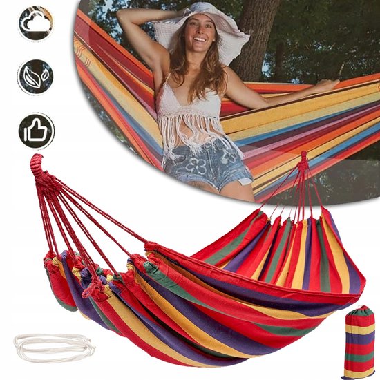 Mondeer Hammock for 2 people with stand, portable garden hammock in Bohemian style, double hammock, metal frame, adjustable, suitable for outdoor terraces, terraces and gardens, up to 200 kg
