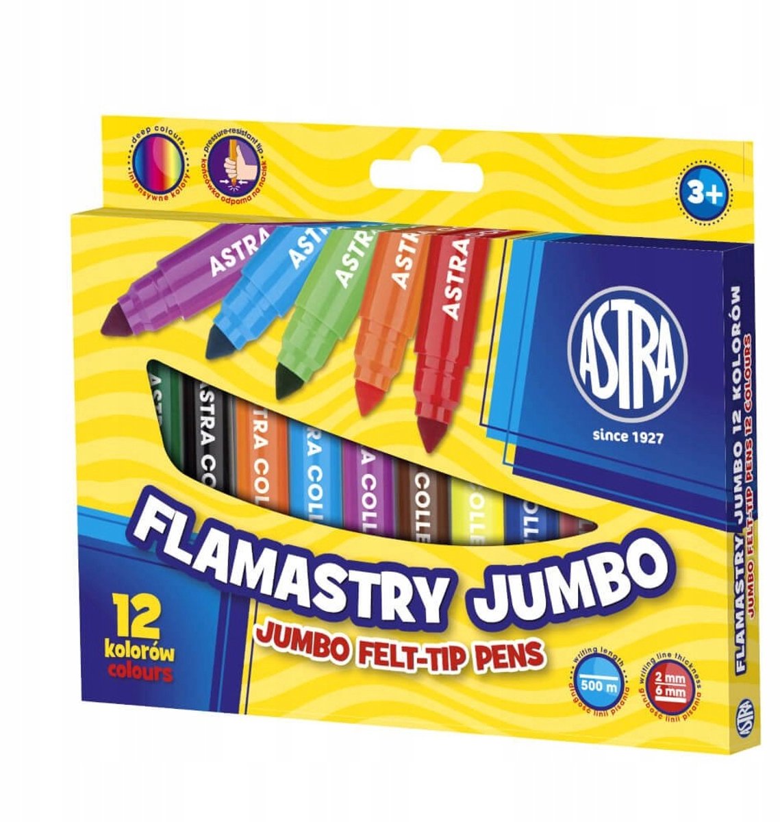 Jumbo Stiften Set - 12 Levendige Kleuren voor Kinderen