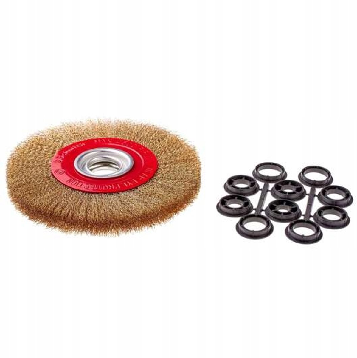 Schmith Schijfborstel 250mm met 32mm Gat - Golfdraad