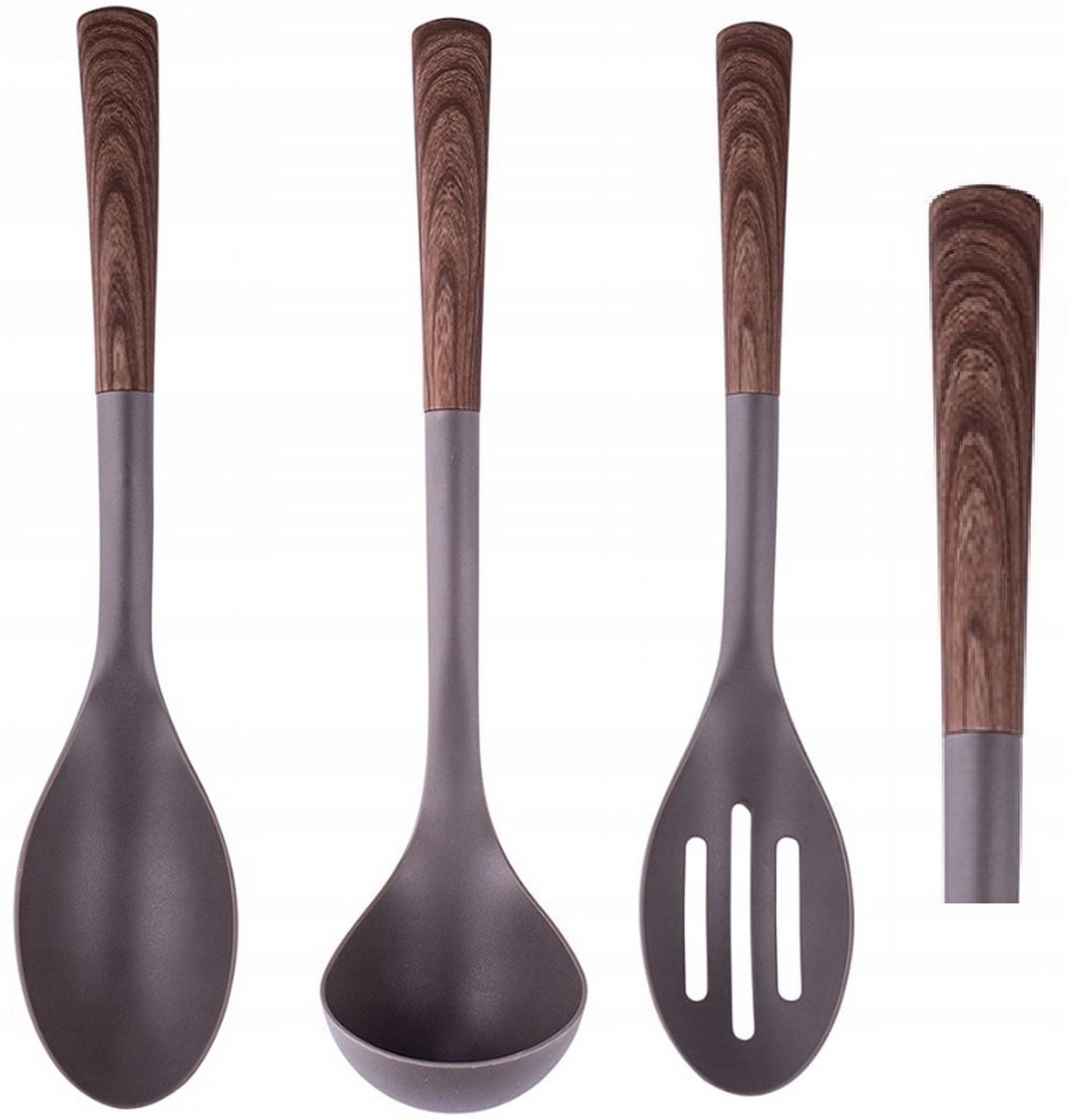 Valdinox Noble Keukengerei Set: Nylon Lepels & Soeplepel