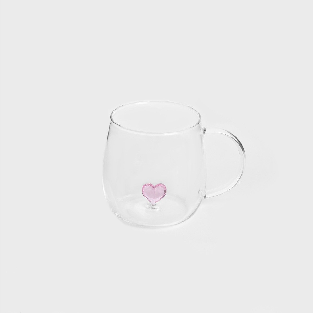 Homla Corazon Glas met Hart - 400ml - Valentijnsdag Cadeau