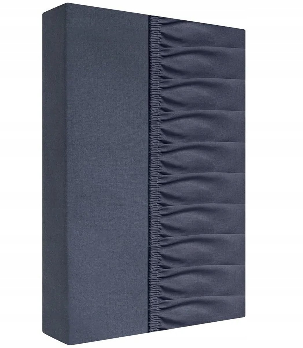 ZARATEX Hoeslaken Katoen 160x200cm Donkergrijs, 120g/m2