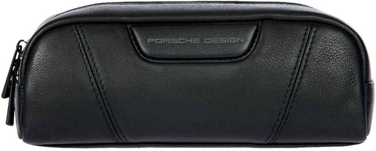 PORSCHE DESIGN Leren accessoiretas Roadster Evo Accessory Pouch Black zwart