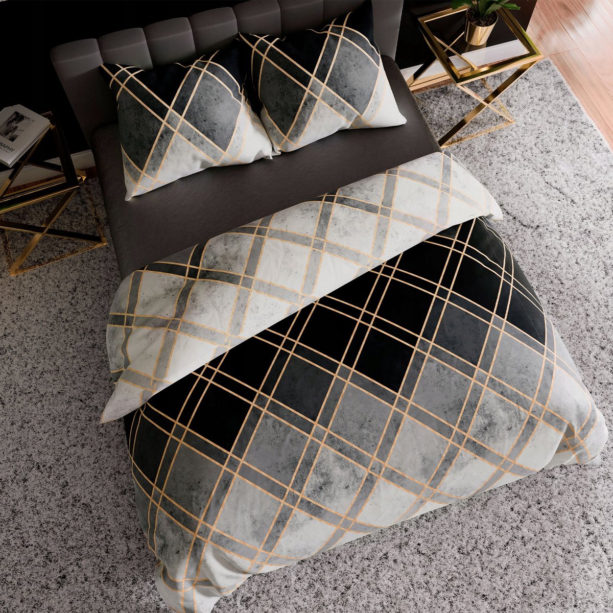 Luxe Katoen Satijn Beddengoed Set 160x200 cm - Markizeta