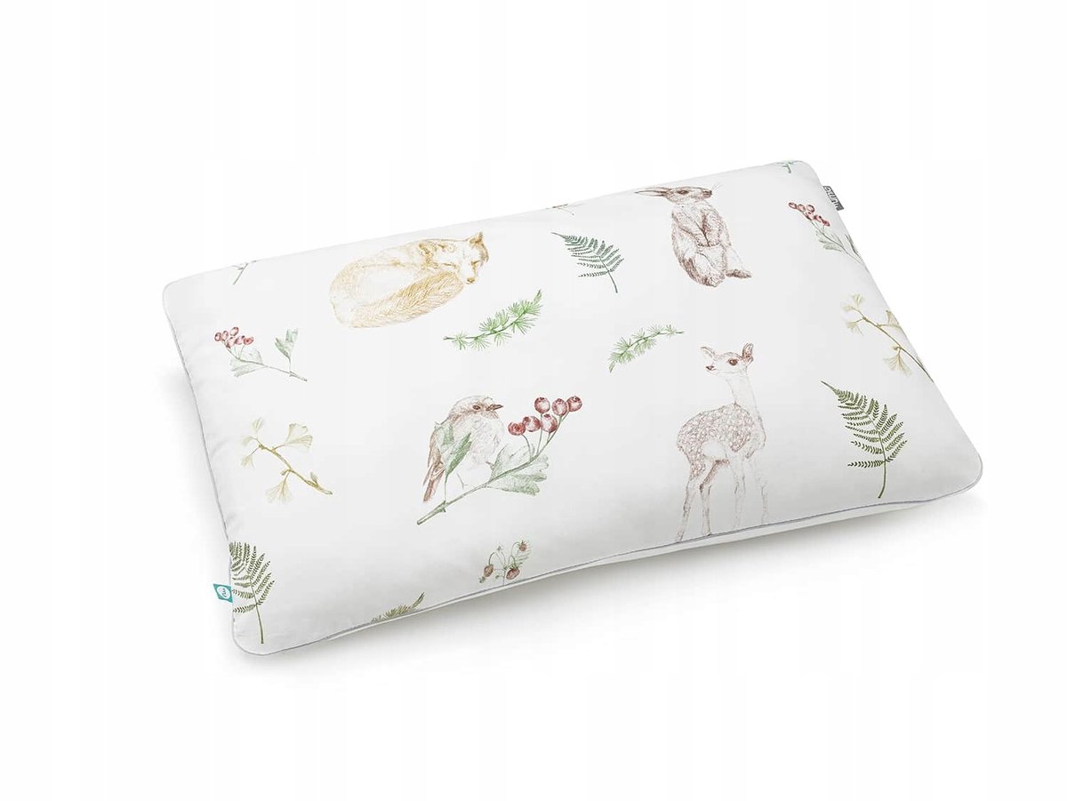 Kussensloop Bosdieren 50x60 cm - 100% Katoen met Rits