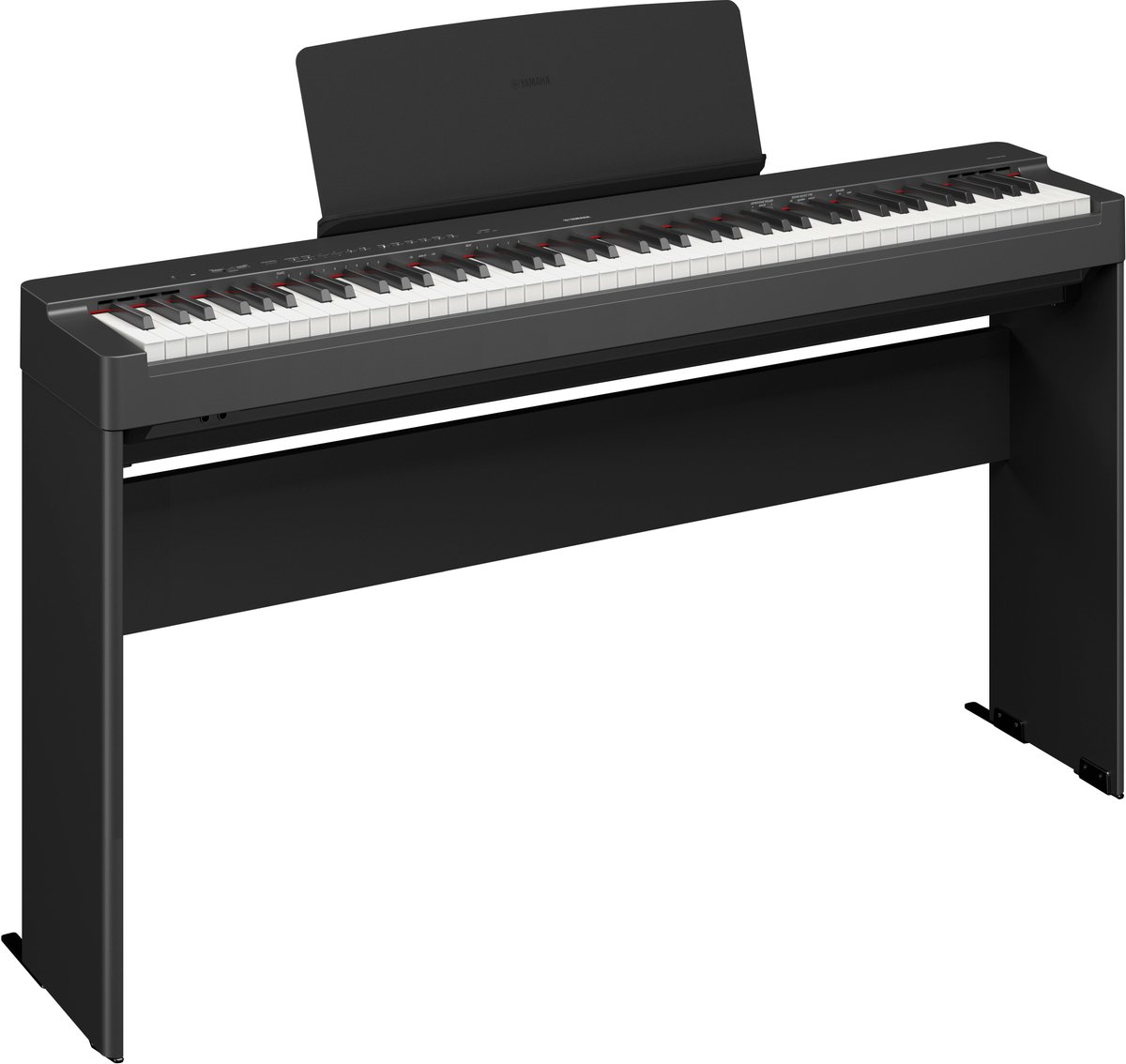 Yamaha P-225B + L-200B digitale piano zwart - set met onderstel