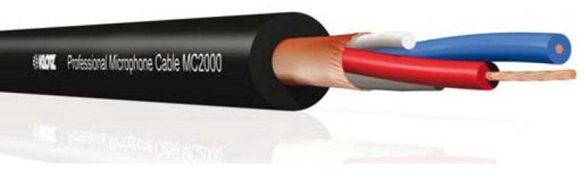 Klotz MC2000SW audiokabel, 2x 0.22 mm², ø 6.5 mm, 100 m