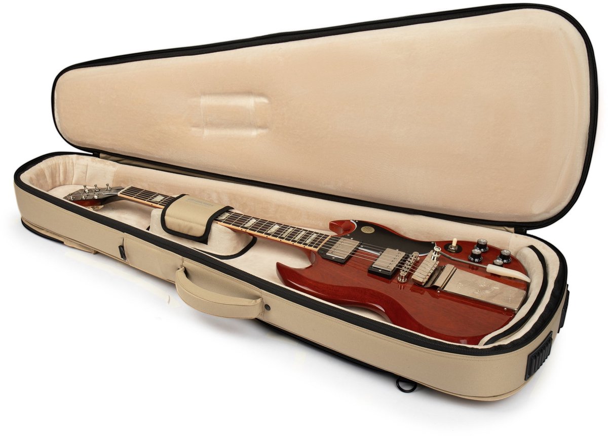 Gator Cases G-ICONELECTRIC-KHK Icon series softcase voor elektrische gitaar - beige