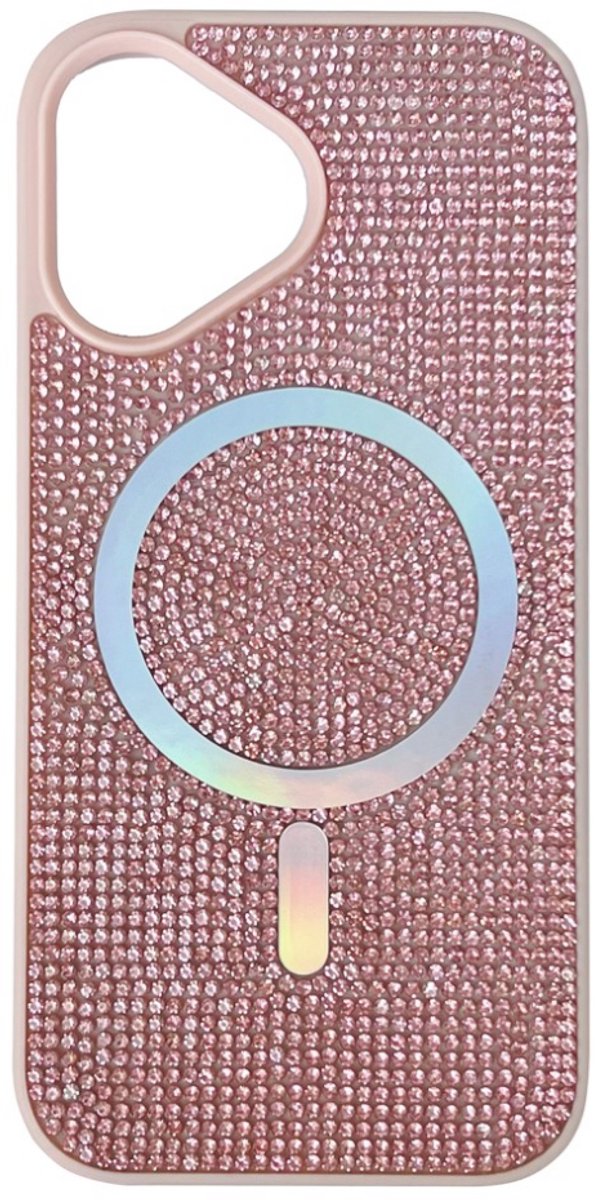 Casemania - Backcover - iPhone 17 - Glitter - Magsafe - Roze