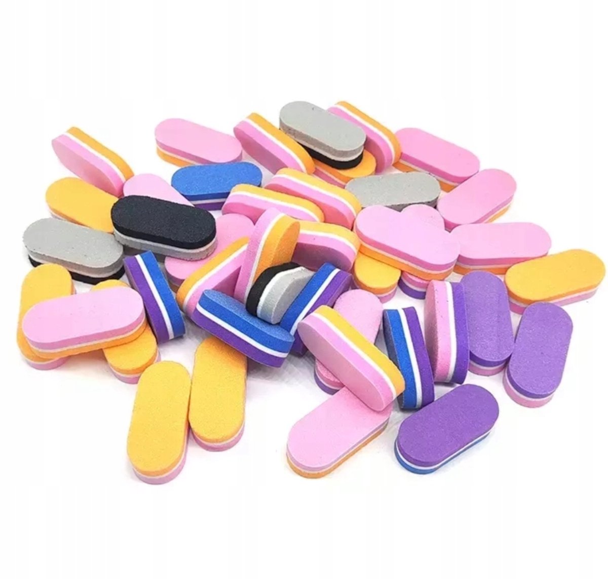 20x Mini Nagelpolijster Blok Buffer - Precisie en Glans