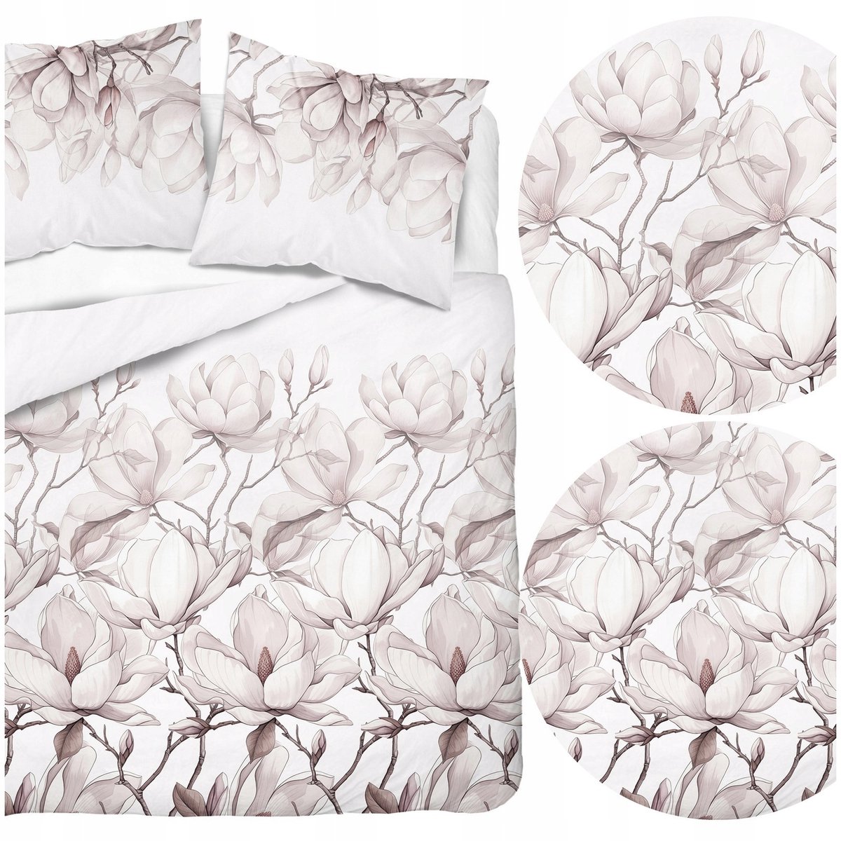 Luxe Katoen Satijn Beddengoed Asti 160x200 cm, 3 Delen, Rits