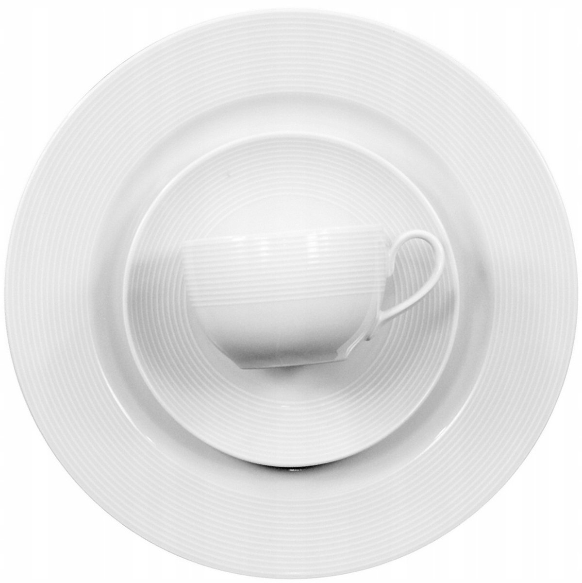 Servies Yvette 30-delig voor 6 personen - Wit Porselein