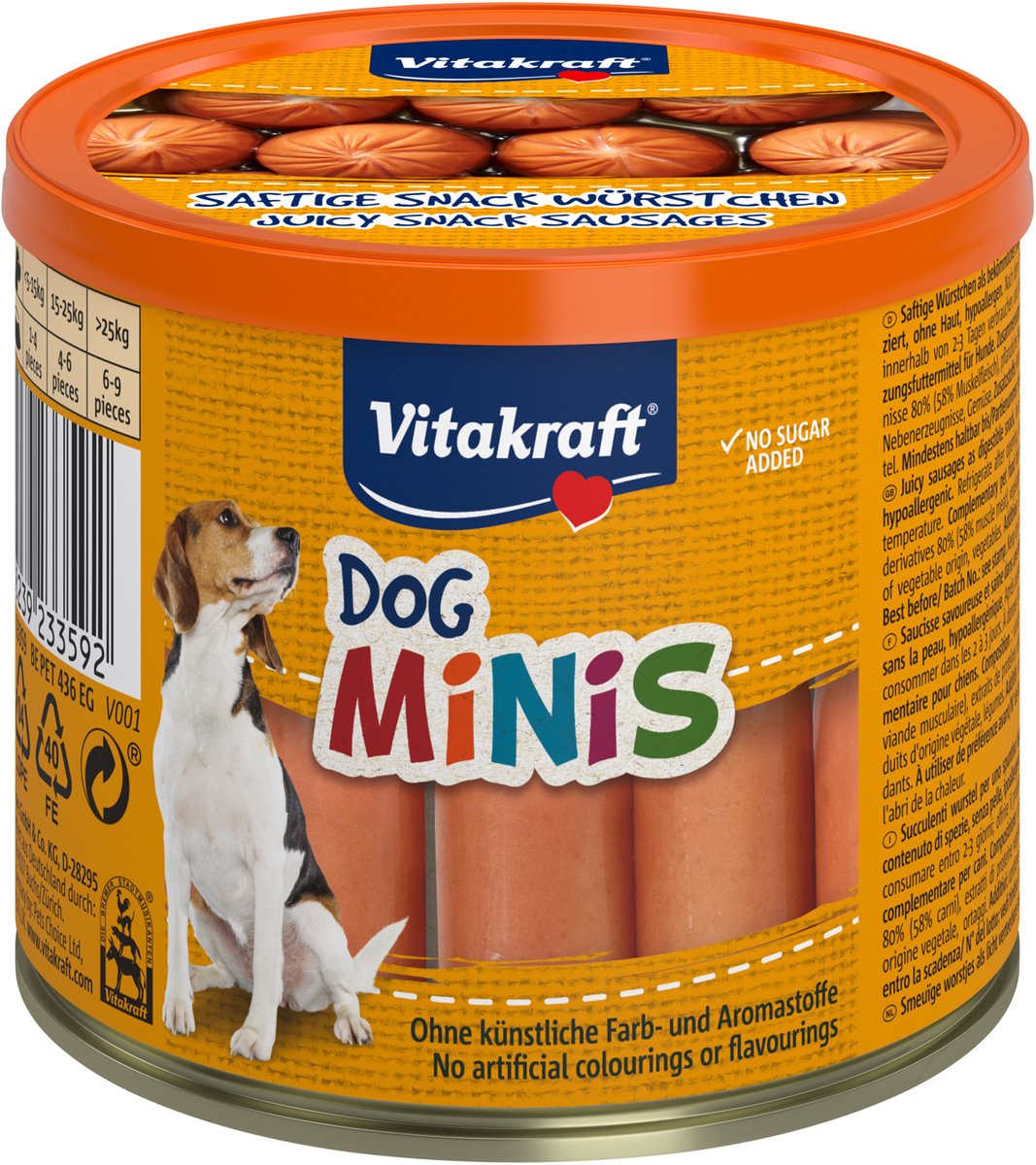 Vitakraft Dog Minis - 3 x 120 g