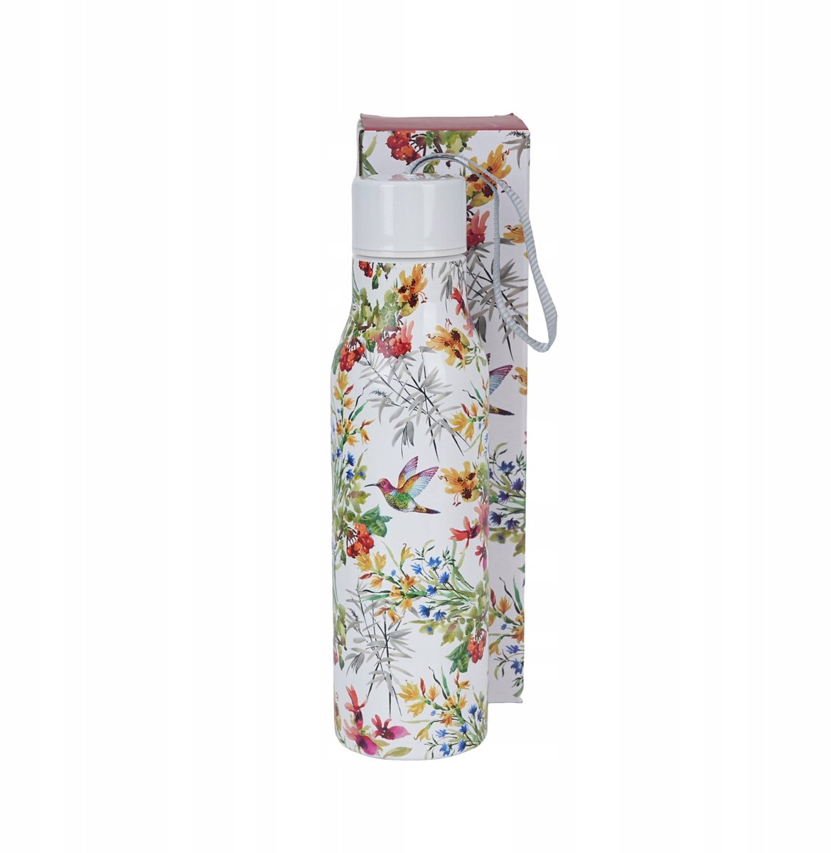 LINNEA DUO Thermos Fles 0.5L - Roestvrij Staal met Bloemendecor