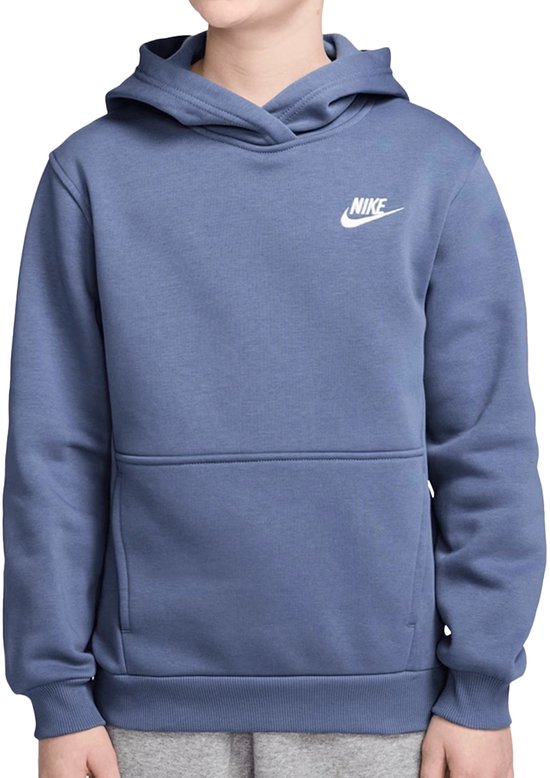 Sweat à capuche en polaire Nike Sportswear Club en bleu.
