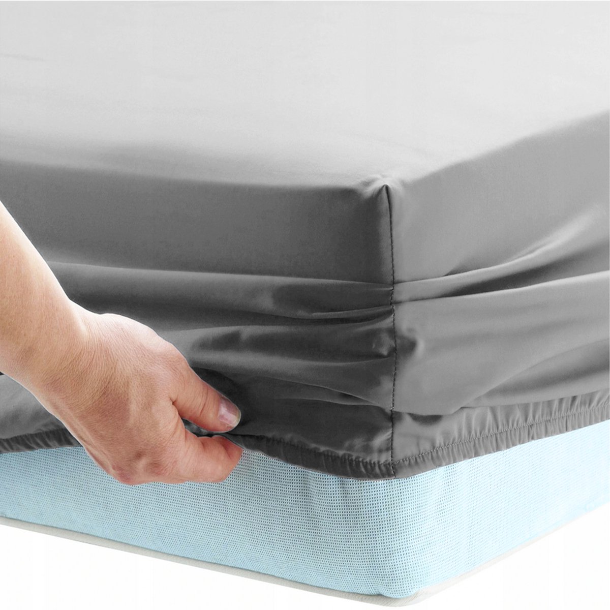 Waterdicht Jersey Hoeslaken 200x200cm met Elastiek - Ademend & Zacht