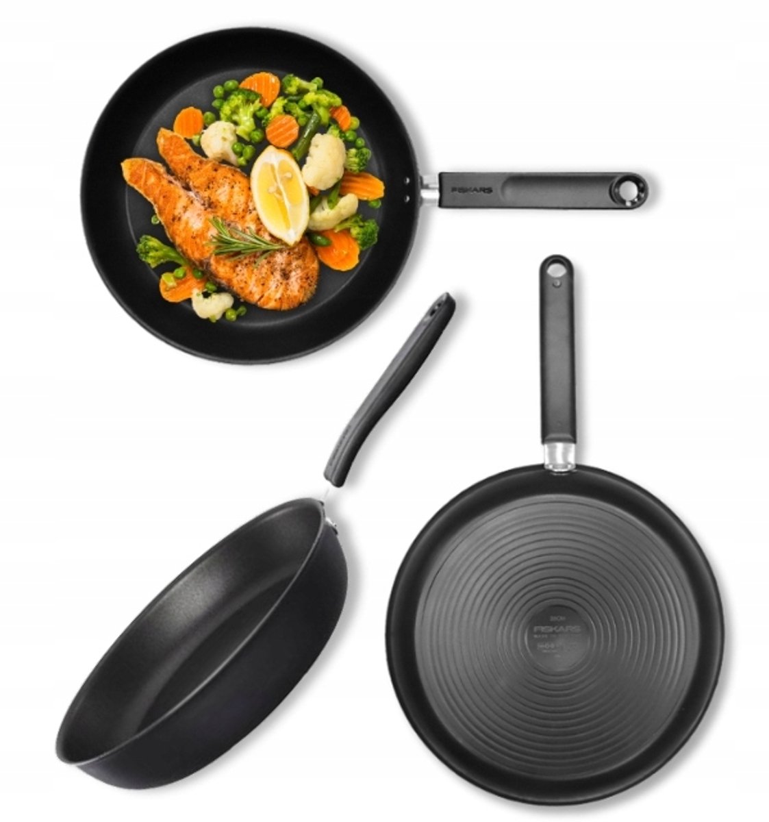 Fiskars Kitch'n Koekenpan 28 cm met Antiaanbaklaag
