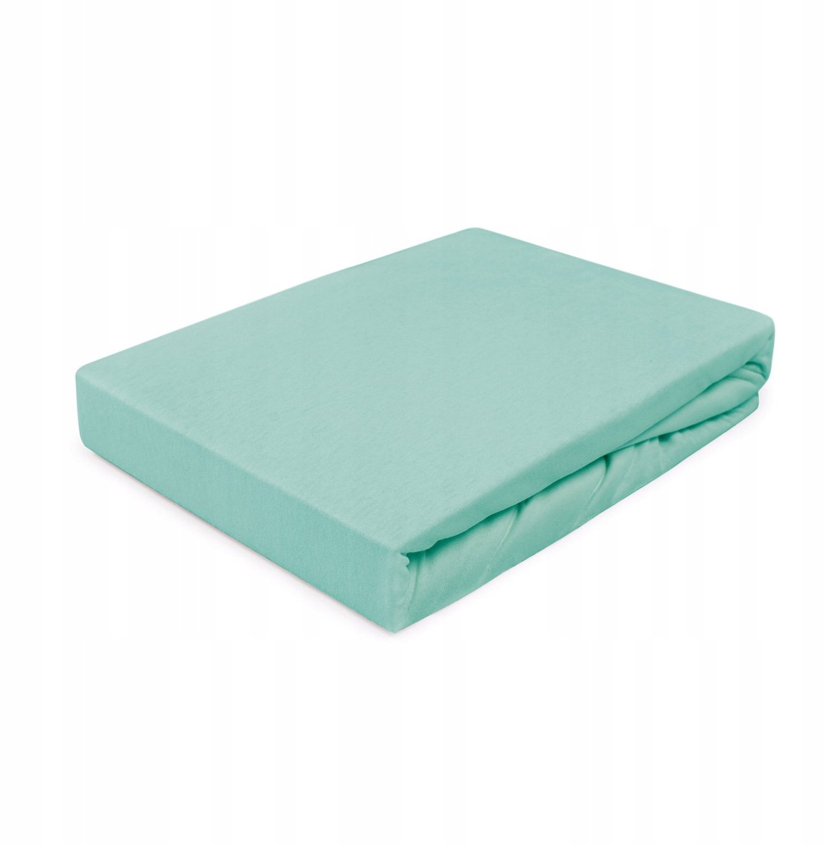 Jersey Hoeslaken met Elastiek 180x200 cm Licht Turquoise