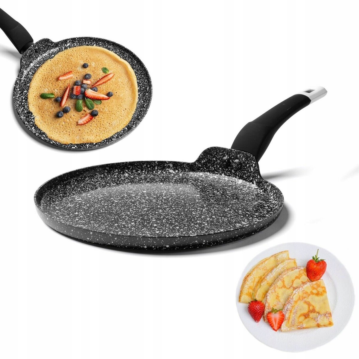 Konighoffer Keramische Pannenkoekenpan 26cm - Geschikt voor Inductie