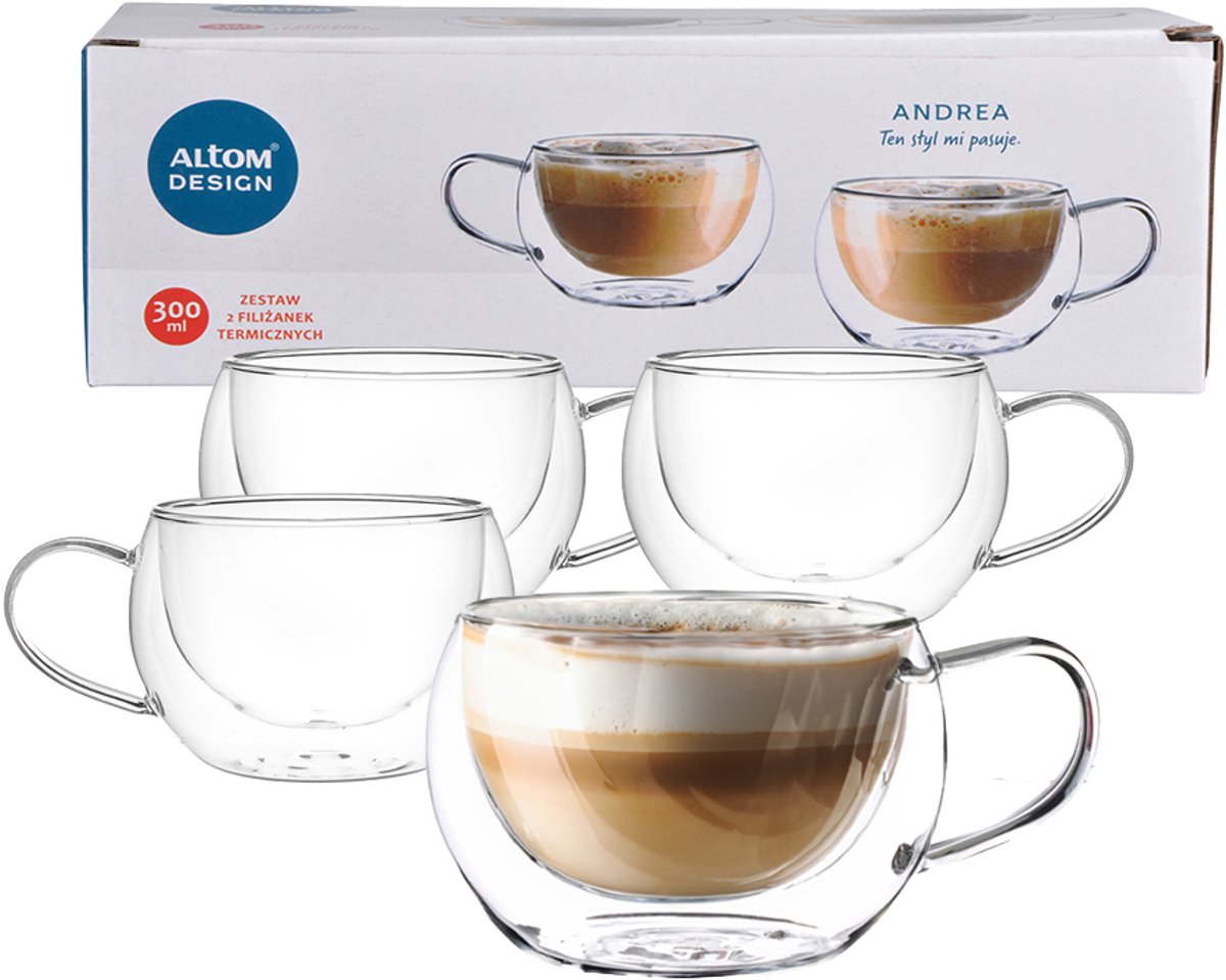 Altom Design Andrea Thermische Glazen 300ml - 4 stuks