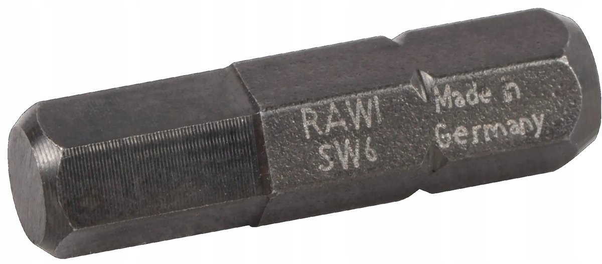 Rawlplug Bit Inbus 6mm 1/4" 25mm Slagva