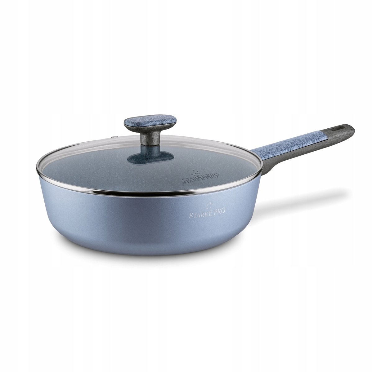 Strong Pro Dubbele Pan 28 cm met deksel - Antiaanbaklaag en inductie