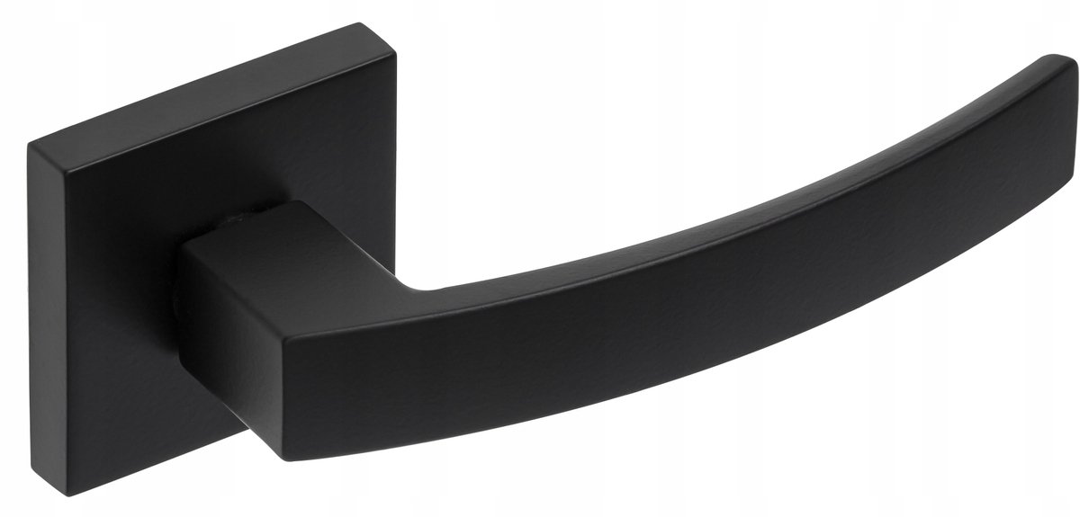 Mistico Deurklink Zwart Mat Vierkant - Premium Interieur