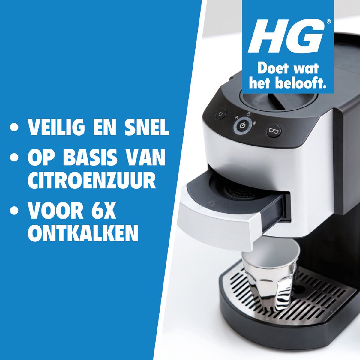 HG Koffiemachine Ontkalker Citroenzuur - 6 x 500 ml - Voordeelverpakking — afbeelding 5