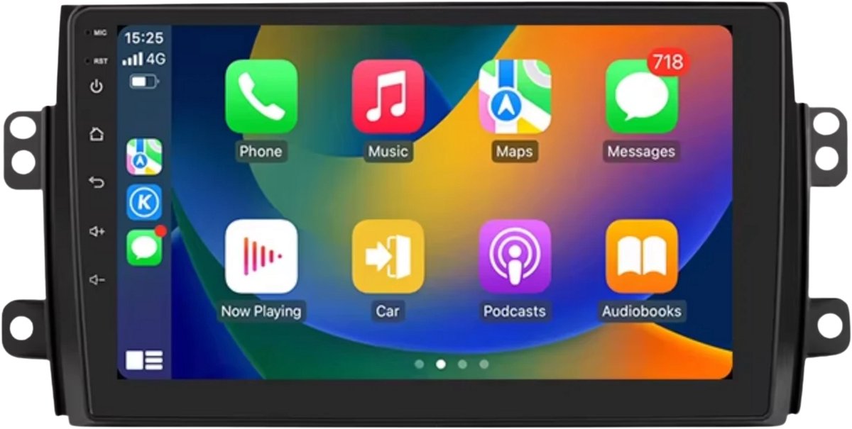 Autoradio met bluetooth - Carplay - Voor Suzuki SX4 (2006-2013) - Geschikt voor Apple en Android - Stereo - Navigatie - Navigatiesysteem auto - 2GB 32GB