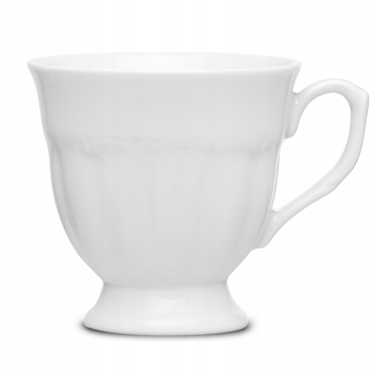 Merkloos Koffieservies 18-delig voor 6 personen - Wit Porselein
