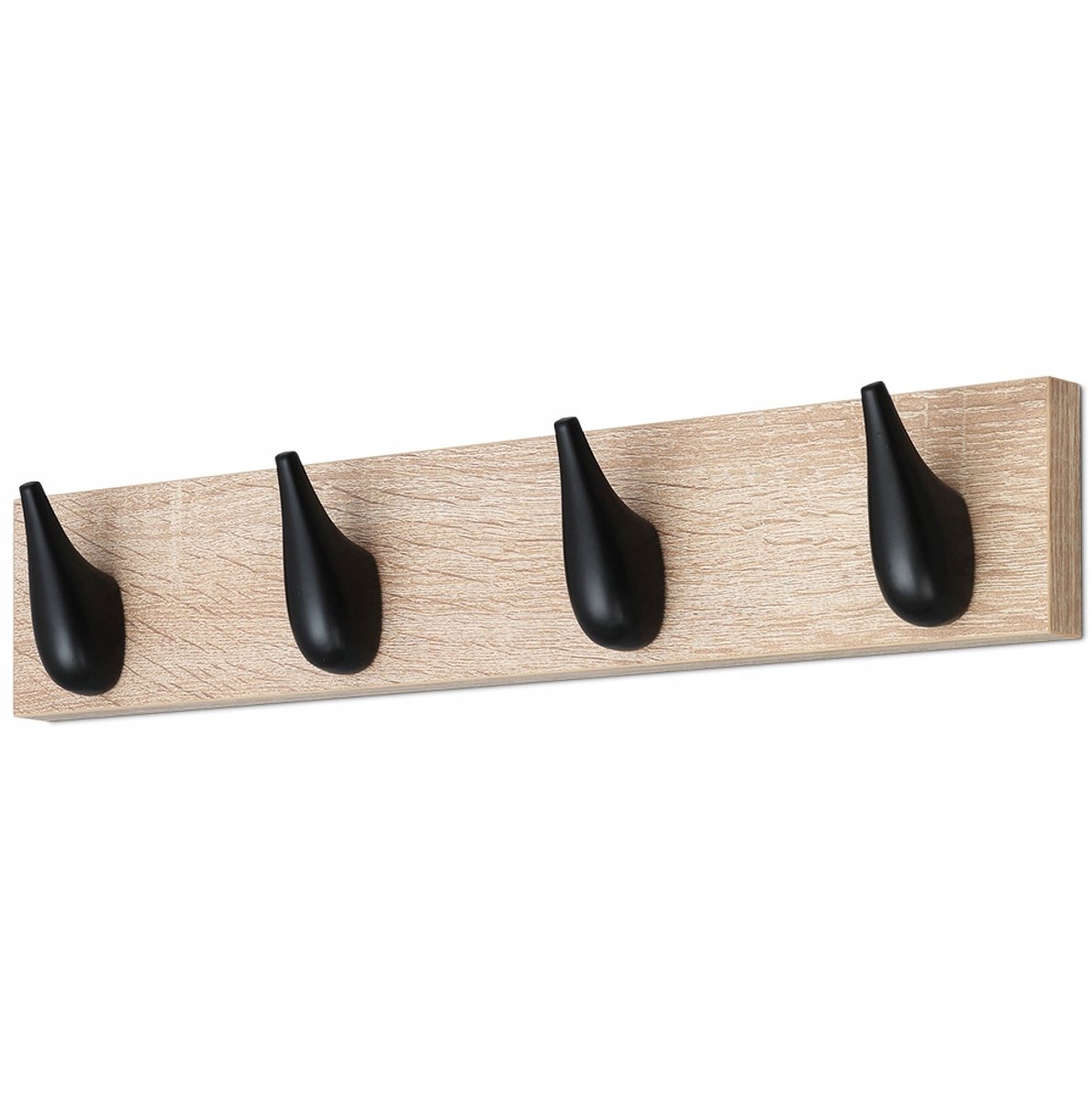 Sonoma eiken wandhanger met 4 premium haken