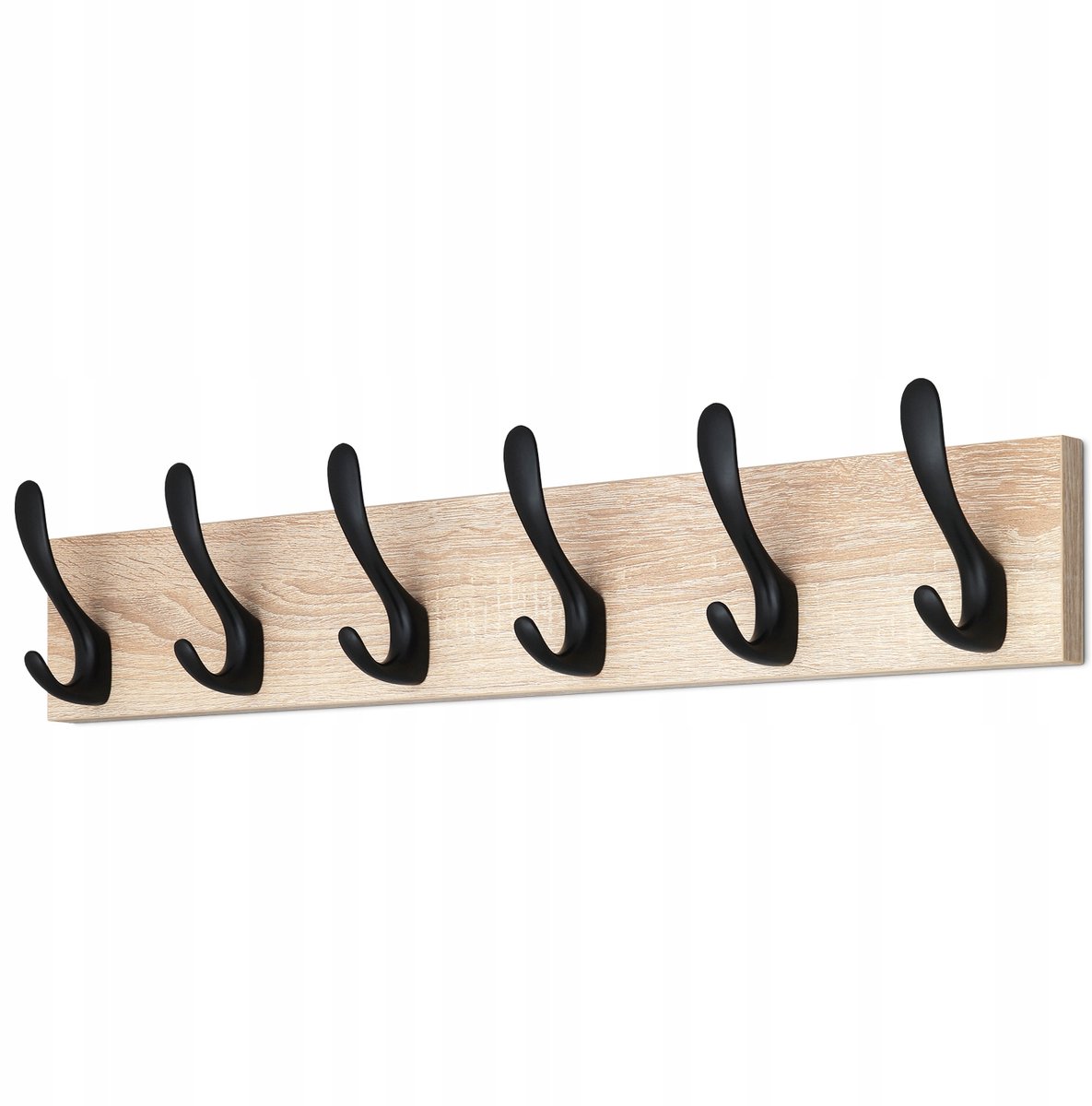 Wandkapstok Dressoir Eiken Sonoma 6 Haken - Zelfmontage