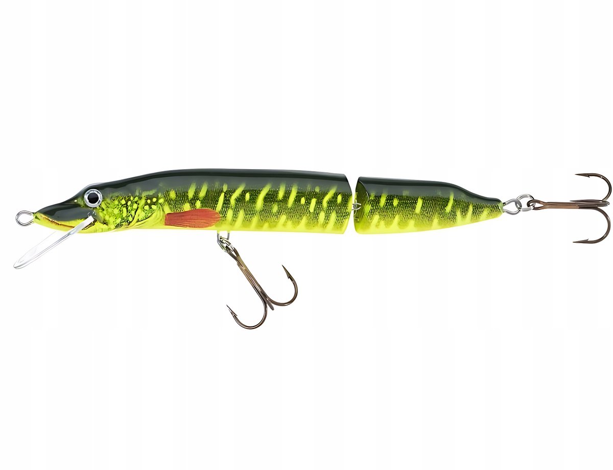 Jaxon Pike 2-Sec Wobbler 12cm PF - Levendige staartactie