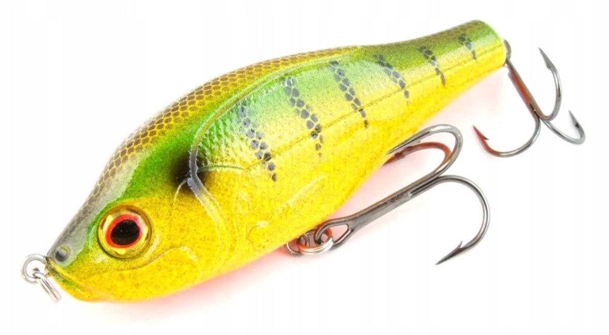 Gunki Otachi 10cm Wobbler Strass Perch 34g - Zonder haakjes