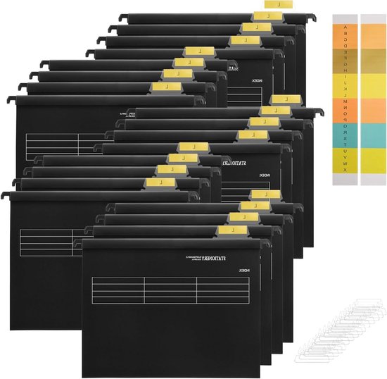 A4 Hangmappen Met Tabbladen En Kaartinzetstukken Voor Archiefkasten Verpakking Van 12 Roze Polypropyleen A4 Hangmappen Met Tabbladen En Kaartinzetstukken Voor Archiefkasten Verpakking Van 12 Roze Polypropyleen
