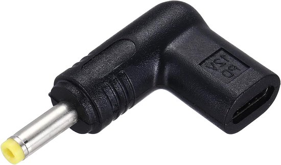 USB Type-C naar DC Male Adapter 12V - Type C naar DC4017 4,0 x 1,7 mm ...