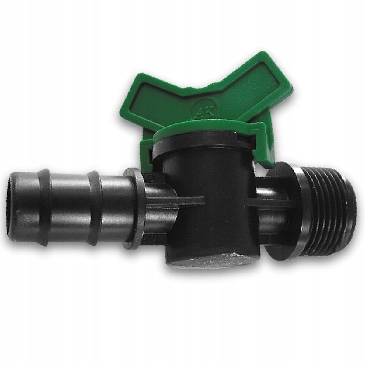 Bradas 16mm Druppelslang Aansluitstuk met Buitendraad 1/2"