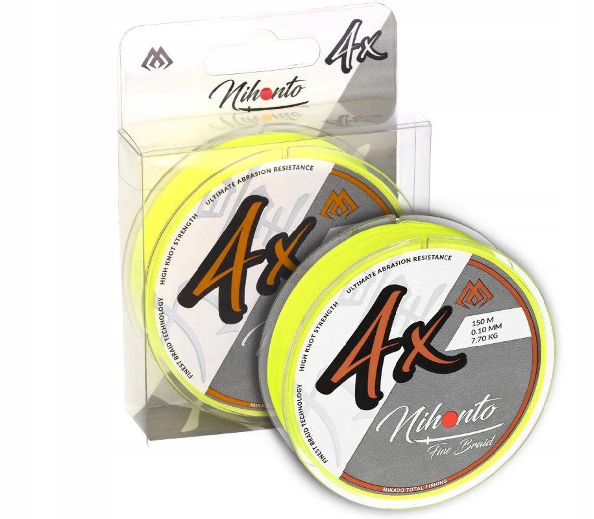 Mikado Nihonto Fijn Vlecht 0.20mm Fluo 150m Vislijn