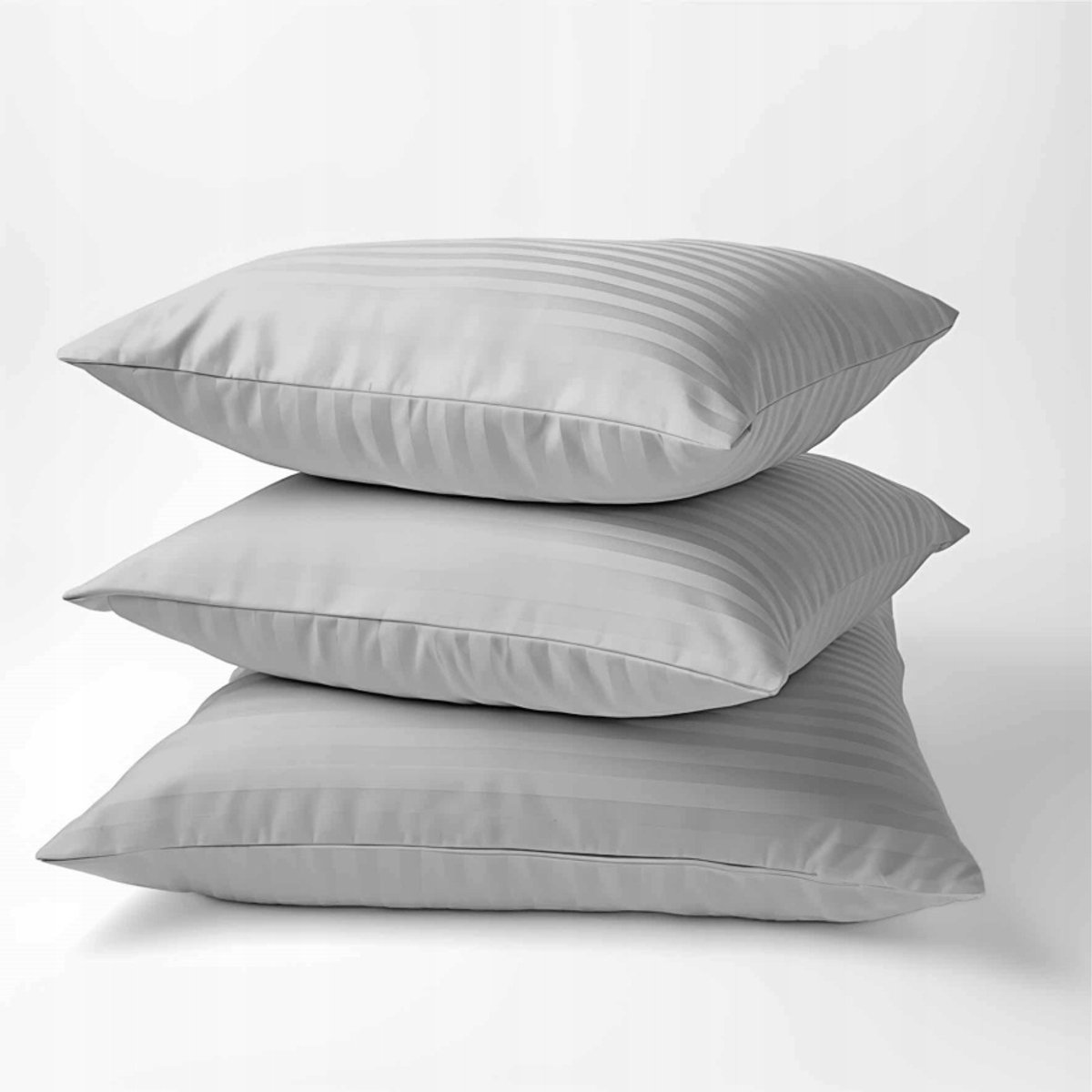 Detexpol Pure Kussensloop 40x40cm Katoen Satin - Lichtgrijs