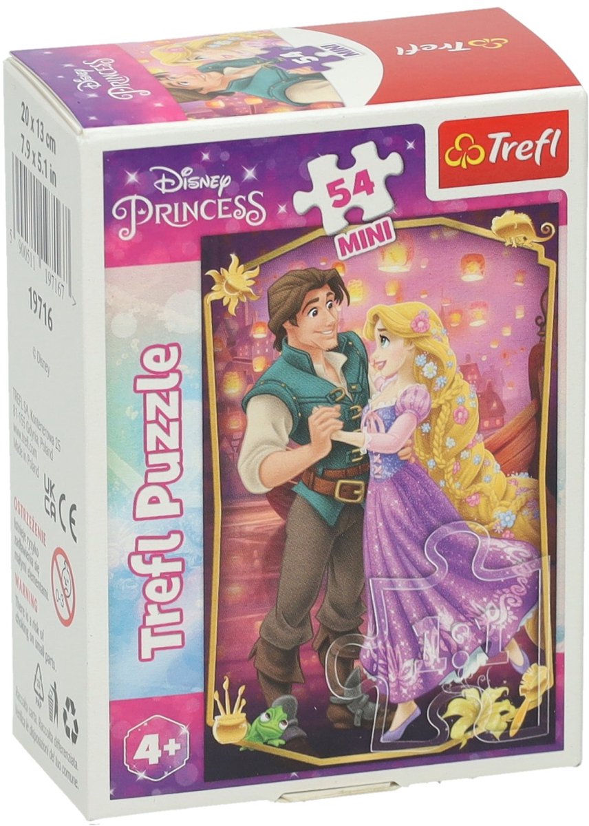 Trefl puzzel Disney Princess mini - 54 stukjes - prinsessen speelgoed.