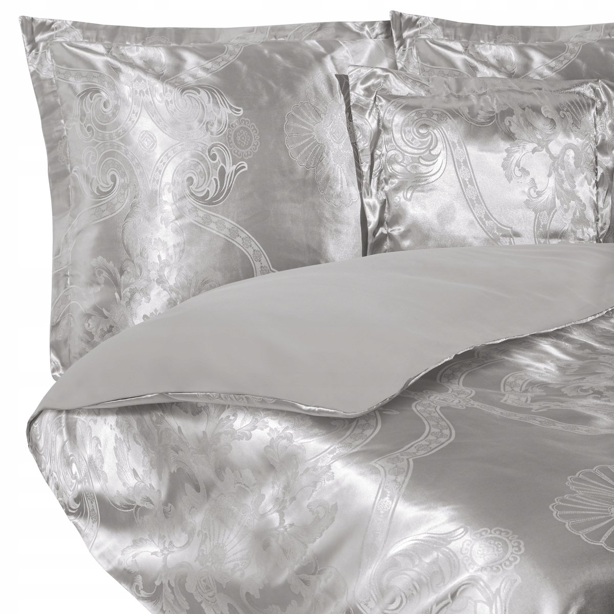 Luxe Katoenen Satijnen Dekbedovertrek Set 220x200cm met Kussenslopen
